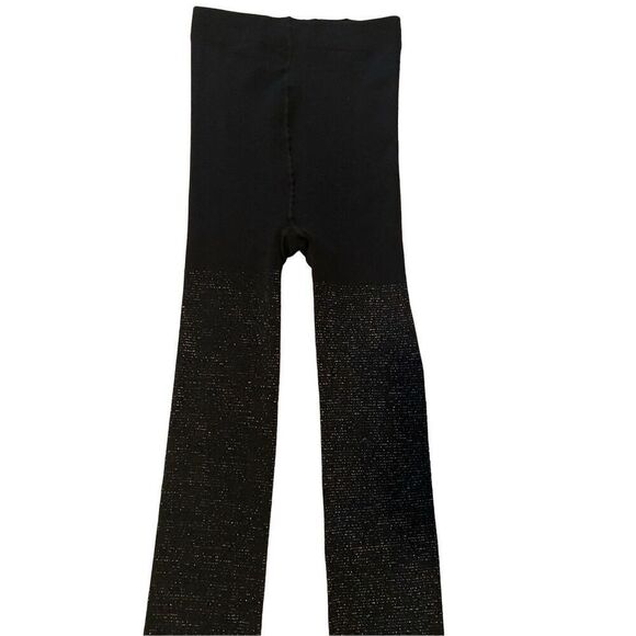 George Glitter Tights Stretch Sparkle Colorblock Two Toned Formal Casual - Picture 1 of 14